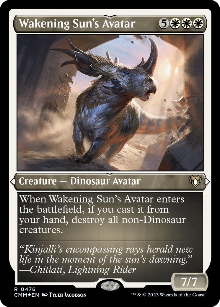 Wakening Sun's Avatar (Foil Etched) [Commander Masters] - Magic: The Gathering - Card Brawlers | Quebec | Canada |