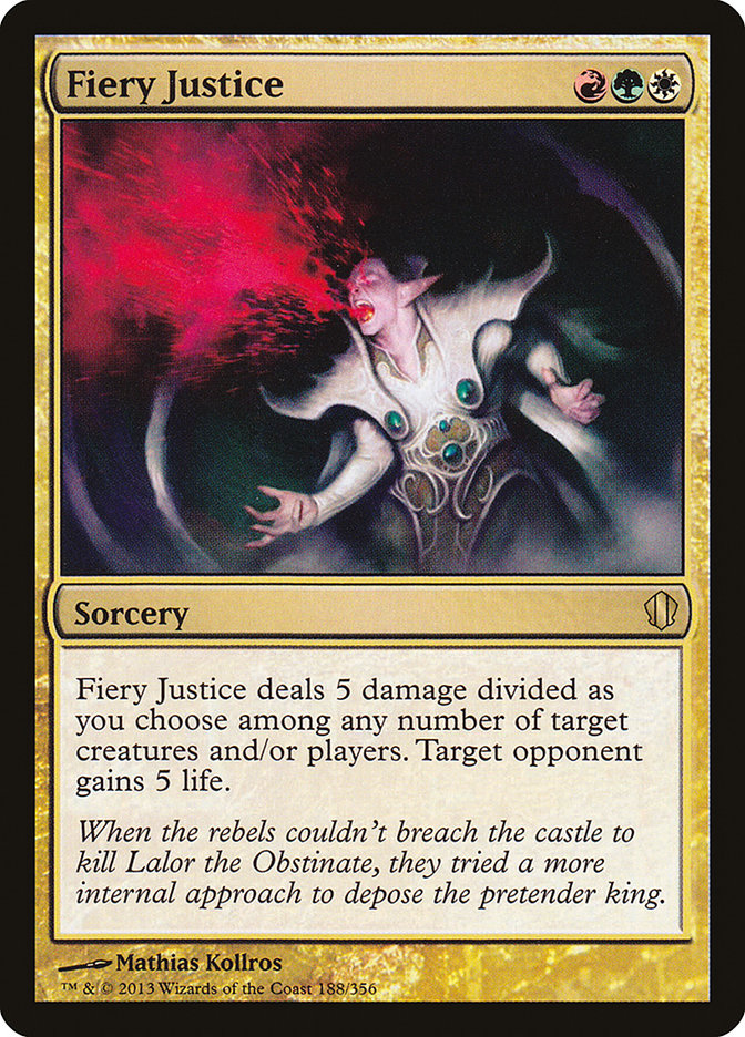 Fiery Justice [Commander 2013] - Magic: The Gathering - Card Brawlers | Quebec | Canada |
