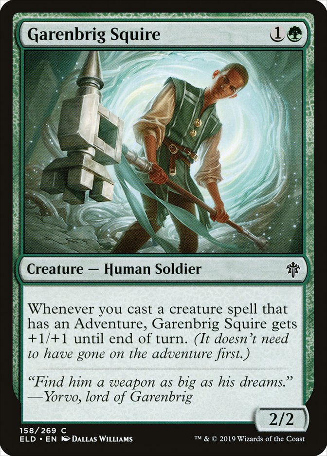 Garenbrig Squire [Throne of Eldraine] - Magic: The Gathering - Card Brawlers | Quebec | Canada |