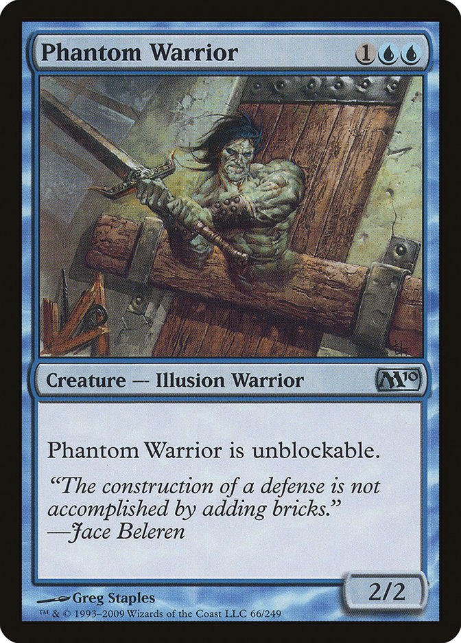 Phantom Warrior [Magic 2010] - Magic: The Gathering - Card Brawlers | Quebec | Canada |