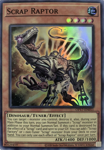 Scrap Raptor [OP17-EN011] Super Rare - Yu-Gi-Oh! - Card Brawlers | Quebec | Canada |