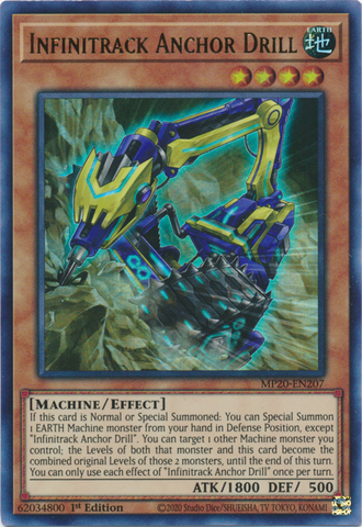Infinitrack Anchor Drill [MP20-EN207] Ultra Rare - Yu-Gi-Oh! - Card Brawlers | Quebec | Canada |
