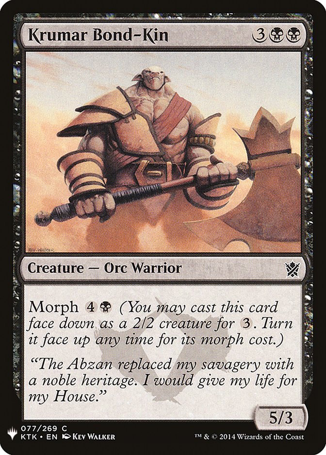 Krumar Bond-Kin [Mystery Booster] - Magic: The Gathering - Card Brawlers | Quebec | Canada |