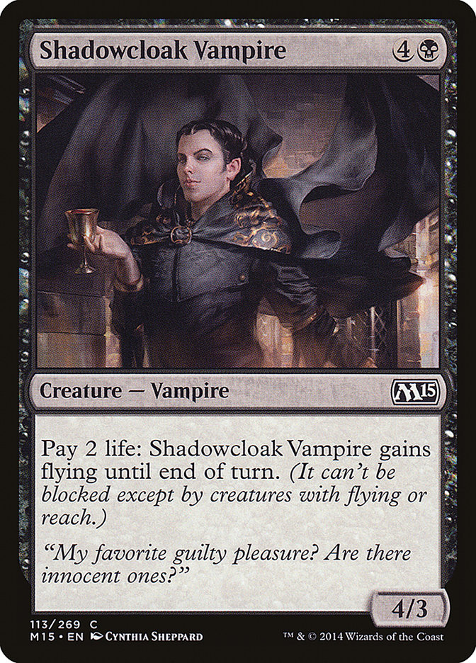 Shadowcloak Vampire [Magic 2015] - Magic: The Gathering - Card Brawlers | Quebec | Canada |