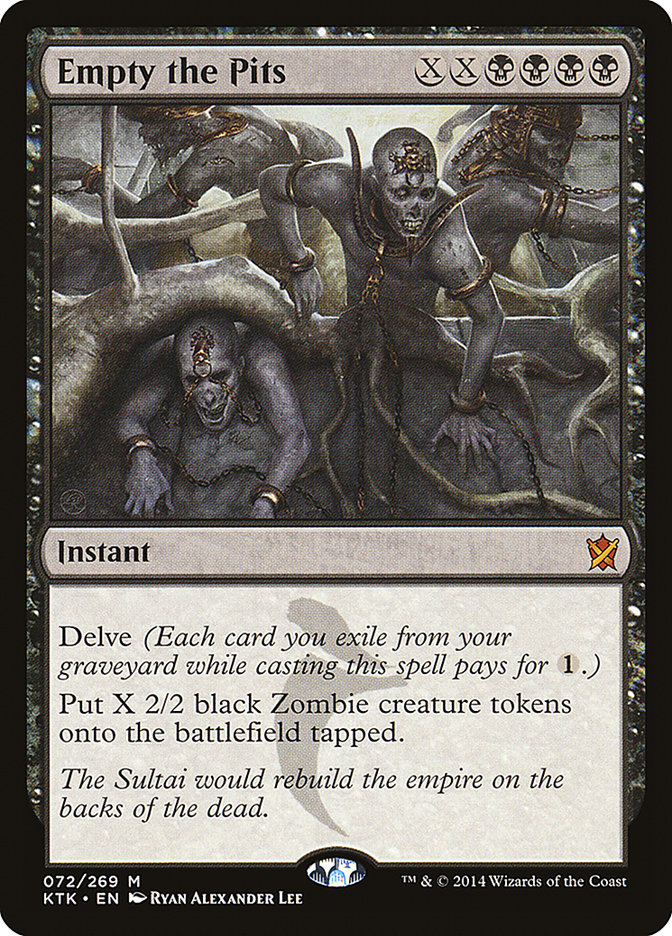 Empty the Pits [Khans of Tarkir] - Magic: The Gathering - Card Brawlers | Quebec | Canada |