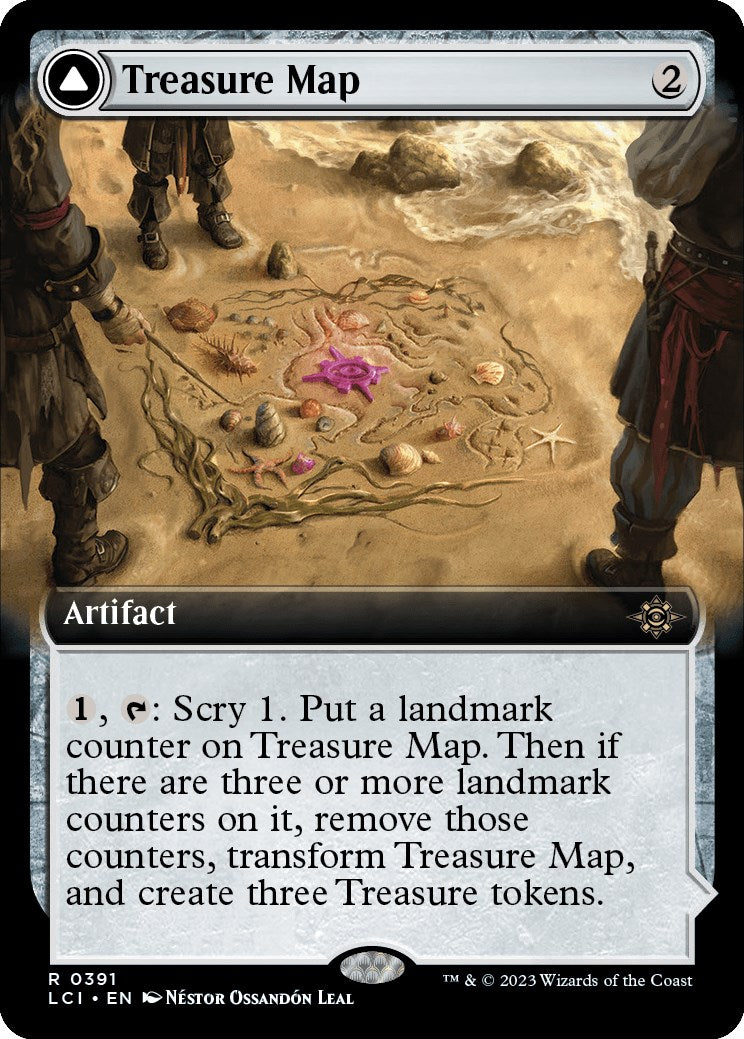 Treasure Map // Treasure Cove (Extended Art) [The Lost Caverns of Ixalan] - Magic: The Gathering - Card Brawlers | Quebec | Canada |