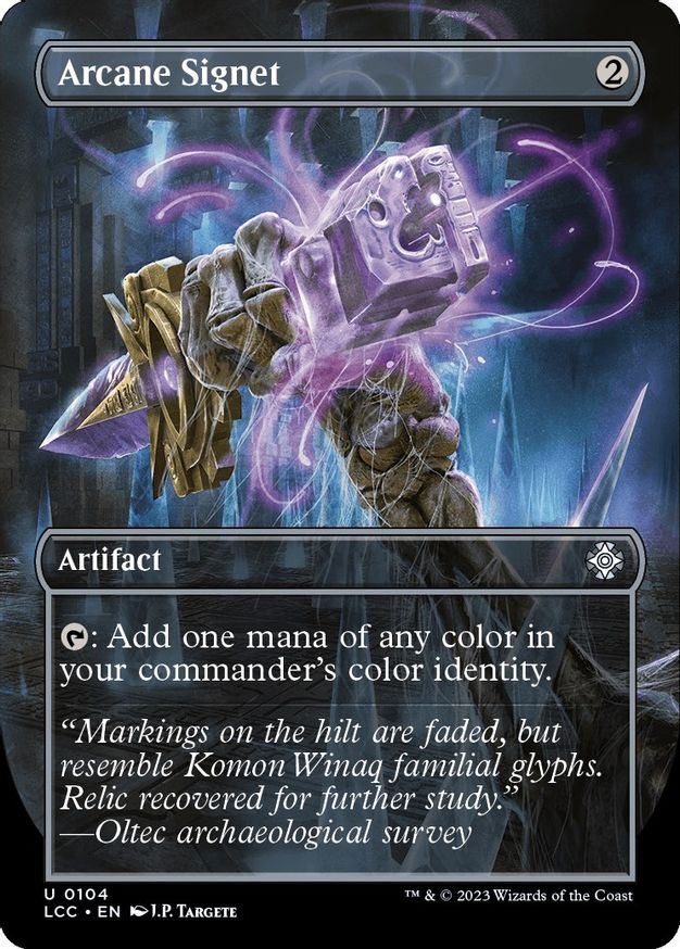 Arcane Signet (Borderless) [The Lost Caverns of Ixalan Commander] - Magic: The Gathering - Card Brawlers | Quebec | Canada |