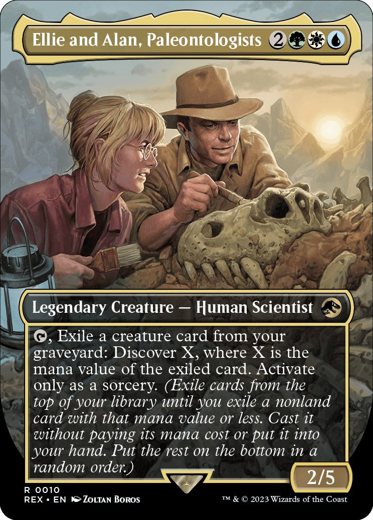 Ellie and Alan, Paleontologists (Borderless) [Jurassic World Collection] - Magic: The Gathering - Card Brawlers | Quebec | Canada |