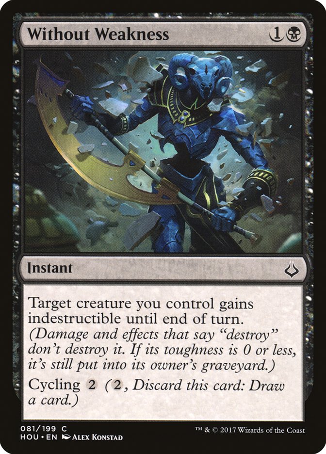 Without Weakness [Hour of Devastation] - Magic: The Gathering - Card Brawlers | Quebec | Canada |