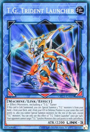 T.G. Trident Launcher [OP23-EN009] Super Rare - Yu-Gi-Oh! - Card Brawlers | Quebec | Canada |
