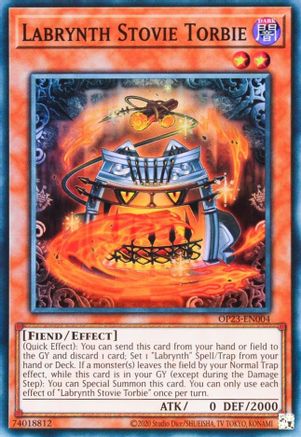 Labrynth Stovie Torbie [OP23-EN004] Super Rare - Yu-Gi-Oh! - Card Brawlers | Quebec | Canada |