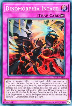 Dinomorphia Intact [OP23-EN013] Super Rare - Yu-Gi-Oh! - Card Brawlers | Quebec | Canada |