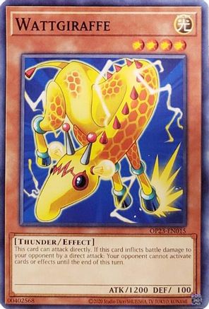 Wattgiraffe [OP23-EN015] Common - Yu-Gi-Oh! - Card Brawlers | Quebec | Canada |