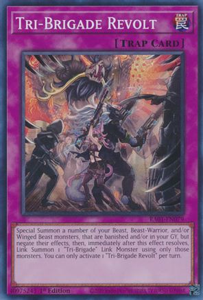 Tri-Brigade Revolt [RA01-EN079] Super Rare - Yu-Gi-Oh! - Card Brawlers | Quebec | Canada |