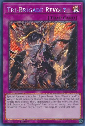 Tri-Brigade Revolt [RA01-EN079] Platinum Secret Rare - Yu-Gi-Oh! - Card Brawlers | Quebec | Canada |