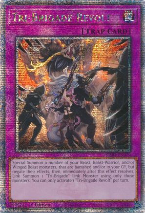 Tri-Brigade Revolt [RA01-EN079] Quarter Century Secret Rare - Yu-Gi-Oh! - Card Brawlers | Quebec | Canada |