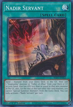 Nadir Servant [RA01-EN062] Super Rare - Yu-Gi-Oh! - Card Brawlers | Quebec | Canada |