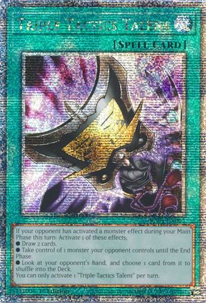 Triple Tactics Talent [RA01-EN063] Quarter Century Secret Rare - Yu-Gi-Oh! - Card Brawlers | Quebec | Canada |