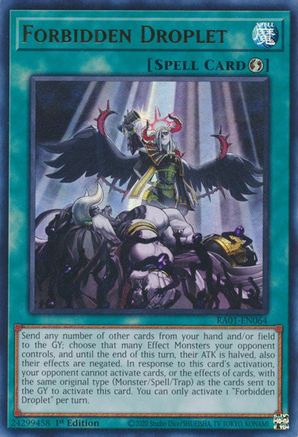 Forbidden Droplet [RA01-EN064] Ultra Rare - Yu-Gi-Oh! - Card Brawlers | Quebec | Canada |