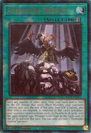 Forbidden Droplet [RA01-EN064] Prismatic Ultimate Rare - Yu-Gi-Oh! - Card Brawlers | Quebec | Canada |