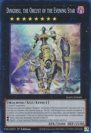 Dingirsu, the Orcust of the Evening Star [RA01-EN040] Super Rare - Yu-Gi-Oh! - Card Brawlers | Quebec | Canada |