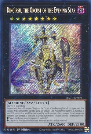 Dingirsu, the Orcust of the Evening Star [RA01-EN040] Secret Rare - Yu-Gi-Oh! - Card Brawlers | Quebec | Canada |