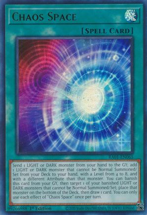 Chaos Space [RA01-EN065] Ultra Rare - Yu-Gi-Oh! - Card Brawlers | Quebec | Canada |
