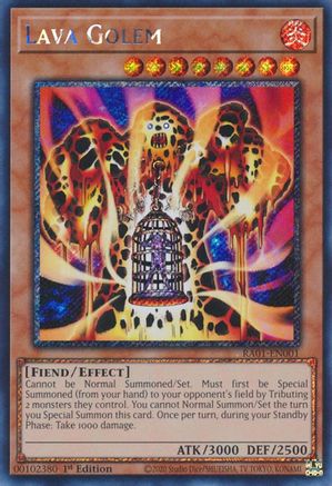 Lava Golem [RA01-EN001] Platinum Secret Rare - Yu-Gi-Oh! - Card Brawlers | Quebec | Canada |