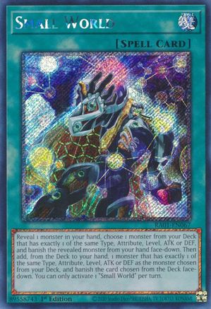Small World [RA01-EN067] Platinum Secret Rare - Yu-Gi-Oh! - Card Brawlers | Quebec | Canada |