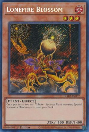 Lonefire Blossom [RA01-EN002] Secret Rare - Yu-Gi-Oh! - Card Brawlers | Quebec | Canada |
