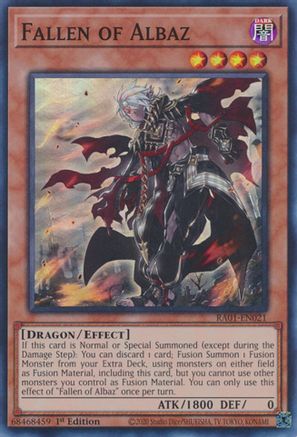 Fallen of Albaz [RA01-EN021] Super Rare - Yu-Gi-Oh! - Card Brawlers | Quebec | Canada |