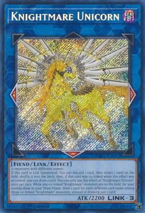 Knightmare Unicorn [RA01-EN043] Secret Rare - Yu-Gi-Oh! - Card Brawlers | Quebec | Canada |
