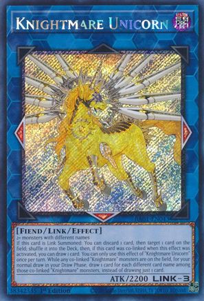 Knightmare Unicorn [RA01-EN043] Platinum Secret Rare - Yu-Gi-Oh! - Card Brawlers | Quebec | Canada |