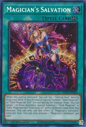 Magician's Salvation [RA01-EN068] Secret Rare - Yu-Gi-Oh! - Card Brawlers | Quebec | Canada |