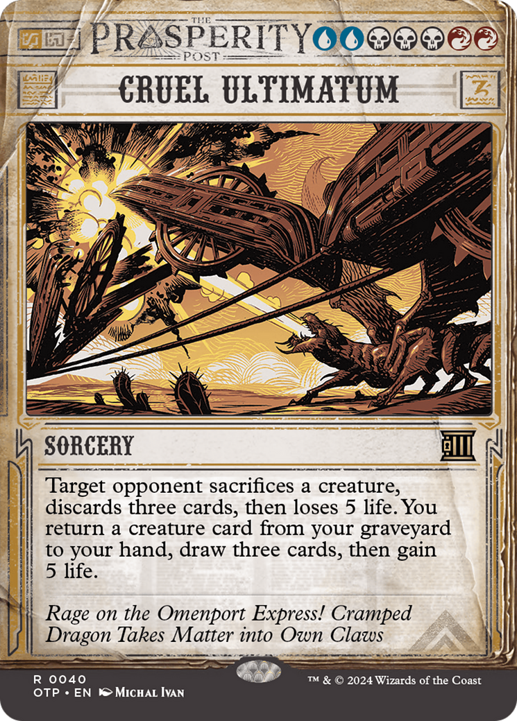 Cruel Ultimatum [Outlaws of Thunder Junction: Breaking News] - Magic: The Gathering - Card Brawlers | Quebec | Canada |
