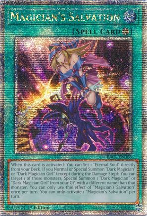 Magician's Salvation [RA01-EN068] Quarter Century Secret Rare - Yu-Gi-Oh! - Card Brawlers | Quebec | Canada |
