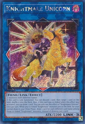 Knightmare Unicorn (Alternate Art) [RA01-EN043] Platinum Secret Rare - Yu-Gi-Oh! - Card Brawlers | Quebec | Canada |