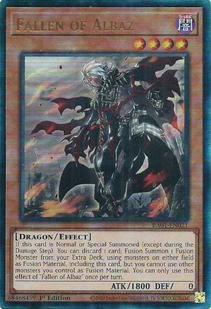 Fallen of Albaz [RA01-EN021] Prismatic Ultimate Rare - Yu-Gi-Oh! - Card Brawlers | Quebec | Canada |