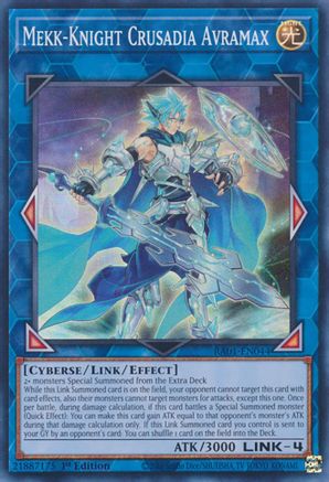 Mekk-Knight Crusadia Avramax [RA01-EN044] Super Rare - Yu-Gi-Oh! - Card Brawlers | Quebec | Canada |