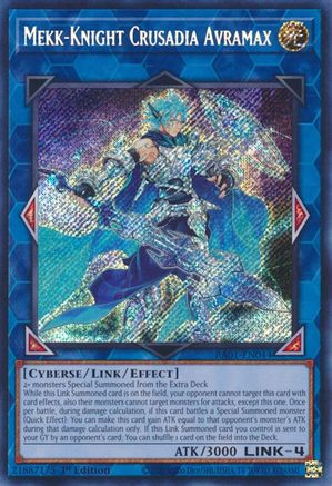 Mekk-Knight Crusadia Avramax [RA01-EN044] Secret Rare - Yu-Gi-Oh! - Card Brawlers | Quebec | Canada |