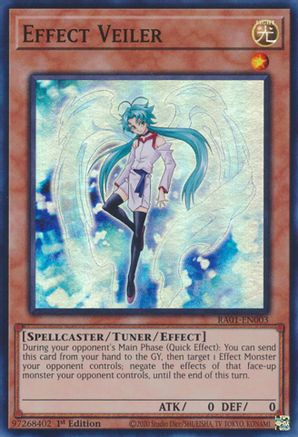Effect Veiler [RA01-EN003] Super Rare - Yu-Gi-Oh! - Card Brawlers | Quebec | Canada |