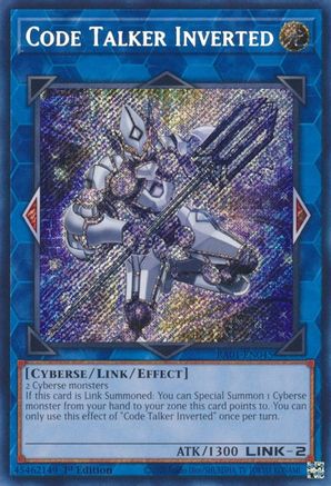 Code Talker Inverted [RA01-EN045] Secret Rare - Yu-Gi-Oh! - Card Brawlers | Quebec | Canada |