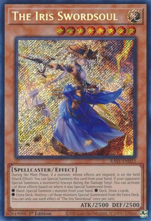 The Iris Swordsoul [RA01-EN023] Secret Rare - Yu-Gi-Oh! - Card Brawlers | Quebec | Canada |