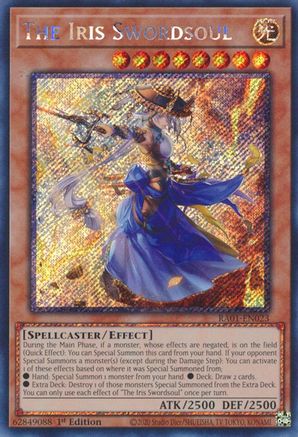 The Iris Swordsoul [RA01-EN023] Platinum Secret Rare - Yu-Gi-Oh! - Card Brawlers | Quebec | Canada |