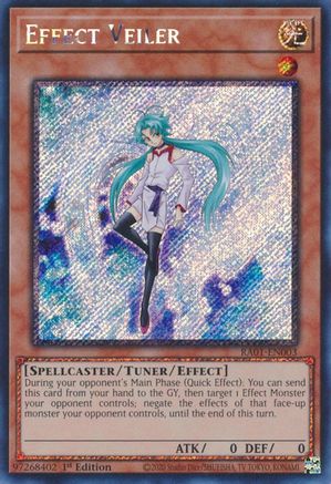 Effect Veiler [RA01-EN003] Platinum Secret Rare - Yu-Gi-Oh! - Card Brawlers | Quebec | Canada |