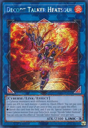 Decode Talker Heatsoul [RA01-EN048] Platinum Secret Rare - Yu-Gi-Oh! - Card Brawlers | Quebec | Canada |