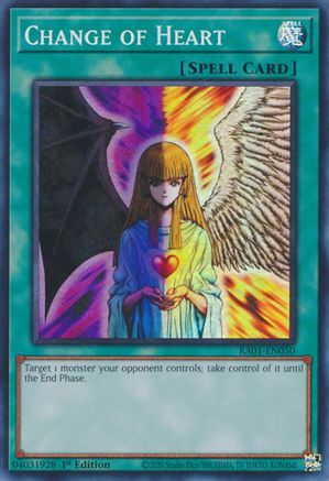 Change of Heart [RA01-EN050] Super Rare - Yu-Gi-Oh! - Card Brawlers | Quebec | Canada |