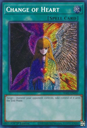 Change of Heart [RA01-EN050] Secret Rare - Yu-Gi-Oh! - Card Brawlers | Quebec | Canada |