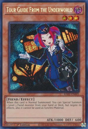 Tour Guide From the Underworld [RA01-EN005] Secret Rare - Yu-Gi-Oh! - Card Brawlers | Quebec | Canada |