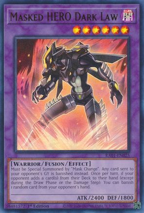 Masked HERO Dark Law [RA01-EN025] Ultra Rare - Yu-Gi-Oh! - Card Brawlers | Quebec | Canada |